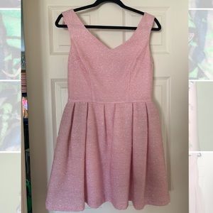 Pastel Pink Fluffy Dress